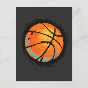 Carte Postale Ventilateur Sport Ball du Lecteur De Basket