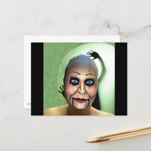 Carte Postale Ventriloquist Dummy Self Portrait