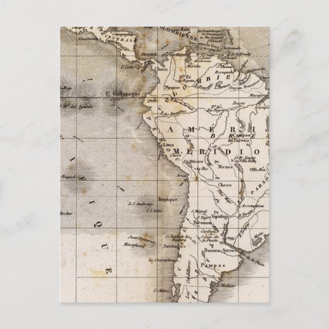 Carte Postale Vents Amerique (Devant)