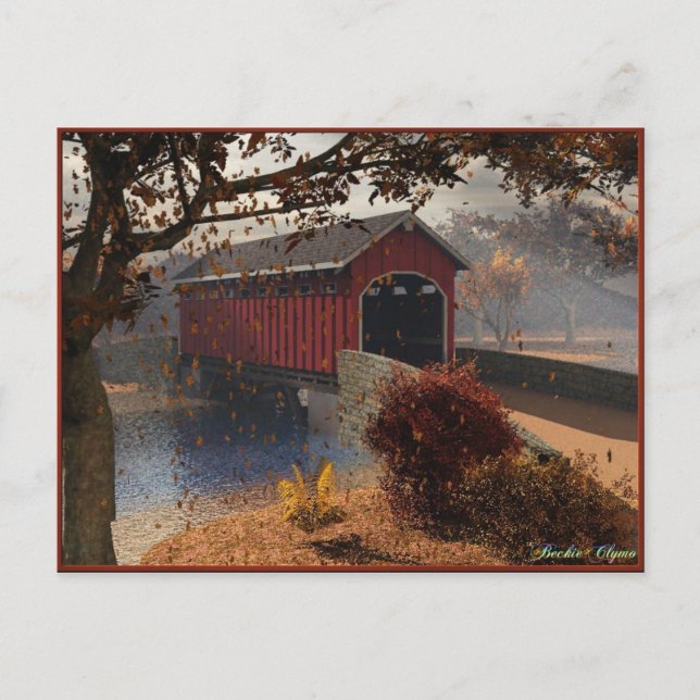 Carte Postale Vents d'automne (Devant)