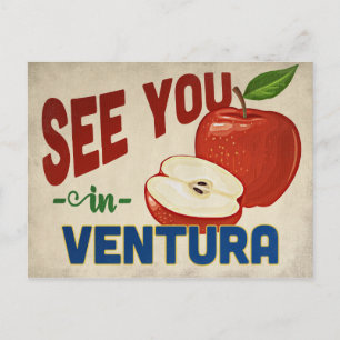 Carte Postale Ventura California Apple - Vintage voyage