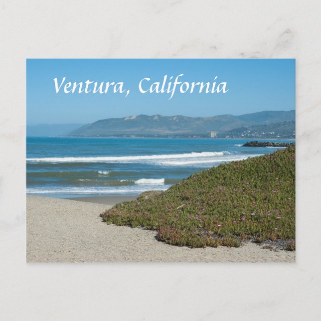 Carte Postale Ventura, Californie Pacifique et plage (Devant)