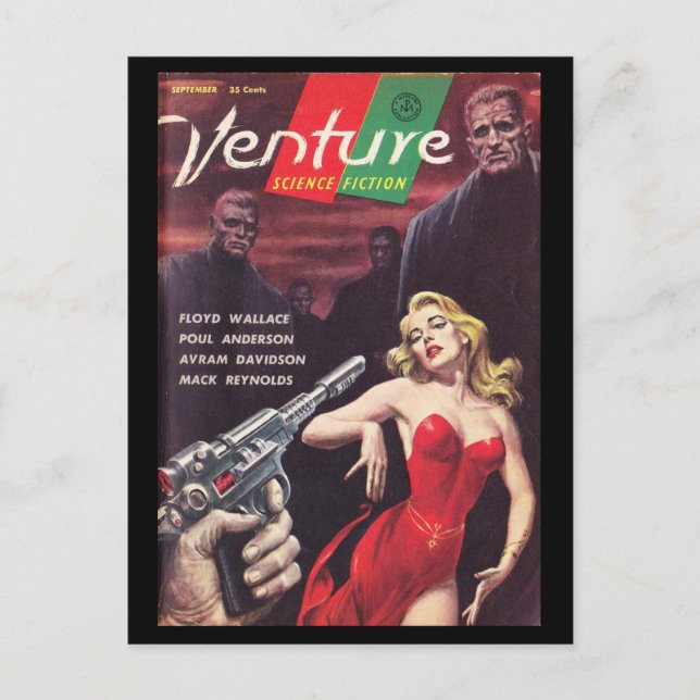 Carte Postale Venture Science Fiction v01 n05 (1957-09.Mercury)_ (Devant)