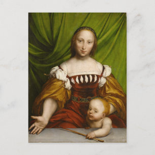 Carte Postale Vénus avec Cupidon, 1526-28 (huile sur bois de til