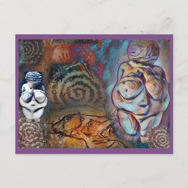 Carte postale Vénus de Willendorf (Devant)