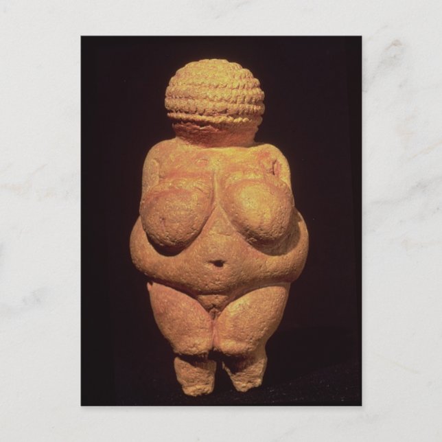 Carte Postale Vénus de Willendorf, Symbole de fertilité (Devant)