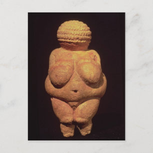 Carte Postale Vénus de Willendorf, Symbole de fertilité