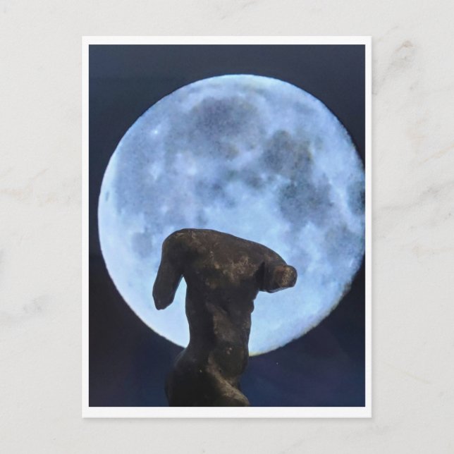 Carte Postale Vénus et la Lune (Devant)