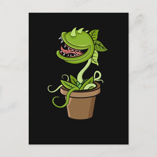 Carte Postale Venus Fly Trap Plant Gift Men Carnivorous Plants (Devant)