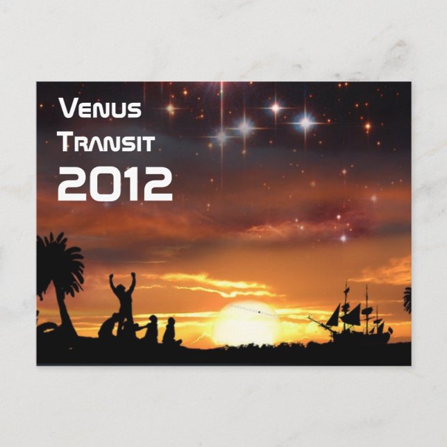 Carte postale Venus Transit 2012 (Devant)