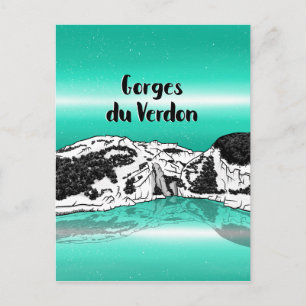 Carte Postale Verdon Gorge Fance