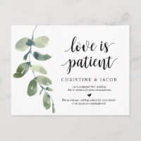 Verdure, l'amour est patient, Mariage reporté