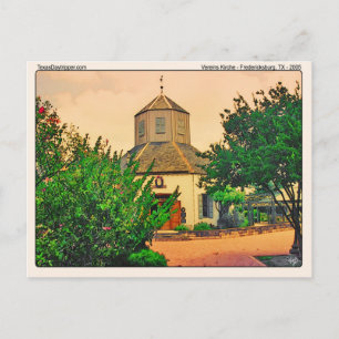 Carte Postale Vereins Kirche (1), Fredericksburg, TX