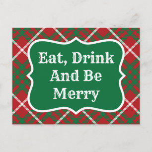 Carte Postale Vérification rouge et verte