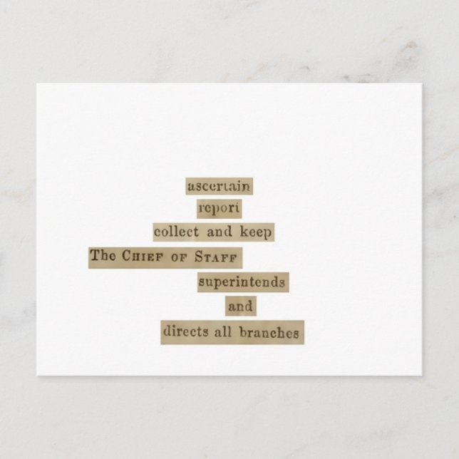 Carte Postale vérifier le rapport (Devant)