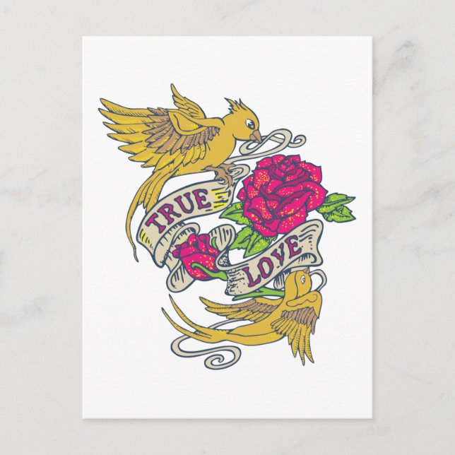 Carte Postale Véritable Amour (Devant)