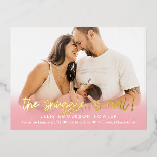 Carte postale Véritable Faire-part de naissance de