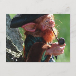 Carte Postale véritable leprechaun