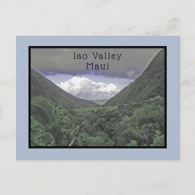 CARTE POSTALE VÉRITABLE VALLÉE VERTE AIO À MAUI (Devant)