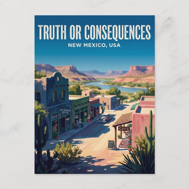 Carte Postale Vérité ou Conséquences USA (Devant)
