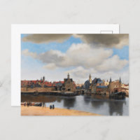 Vermeer - Vue de Delft | Peinture Cityscape