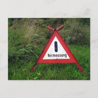 Carte Postale Vermessung