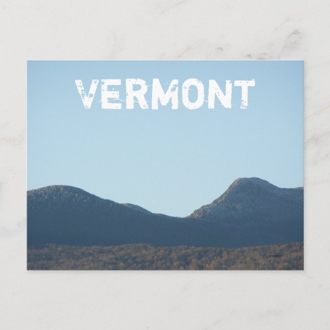 Carte Postale Vermont (Devant)