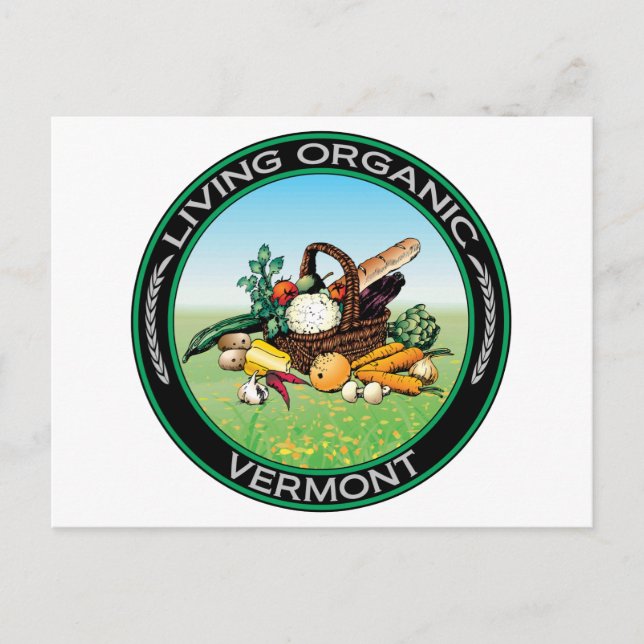 Carte Postale Vermont bio (Devant)