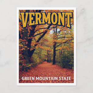 Carte Postale Vermont État de la Montagne Verte