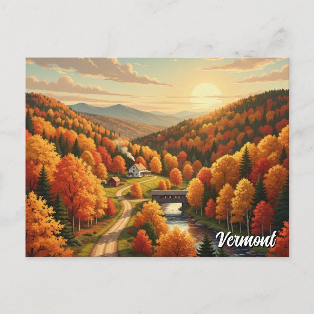 Carte Postale Vermont Travel (Devant)