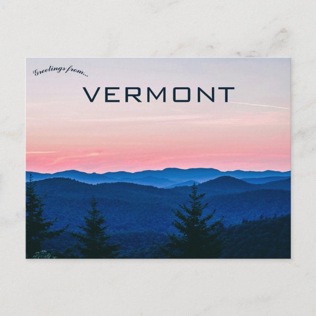 Carte Postale Vermont USA (Devant)