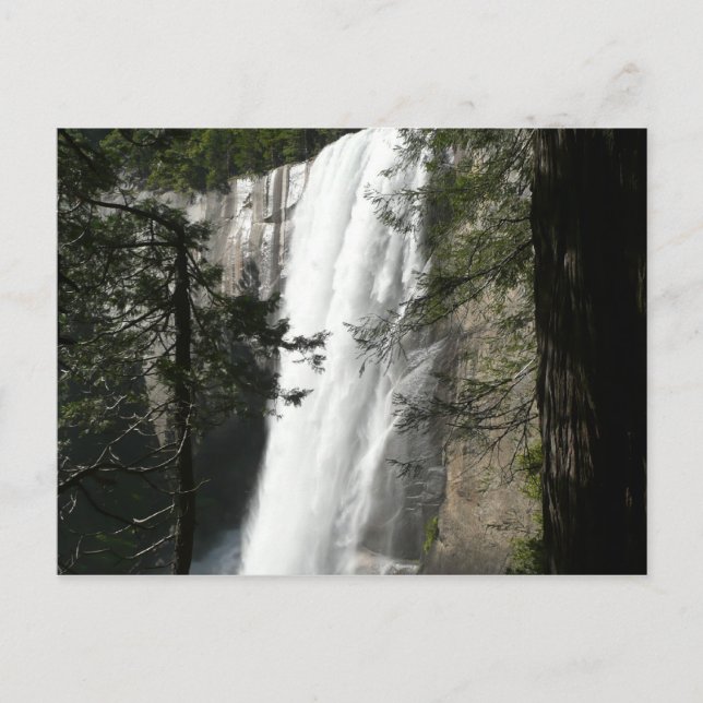 Carte Postale Vernal Falls III au Parc national de Yosemite (Devant)