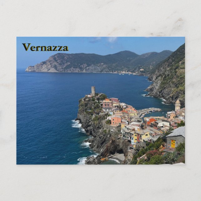 Carte postale Vernazza (Devant)
