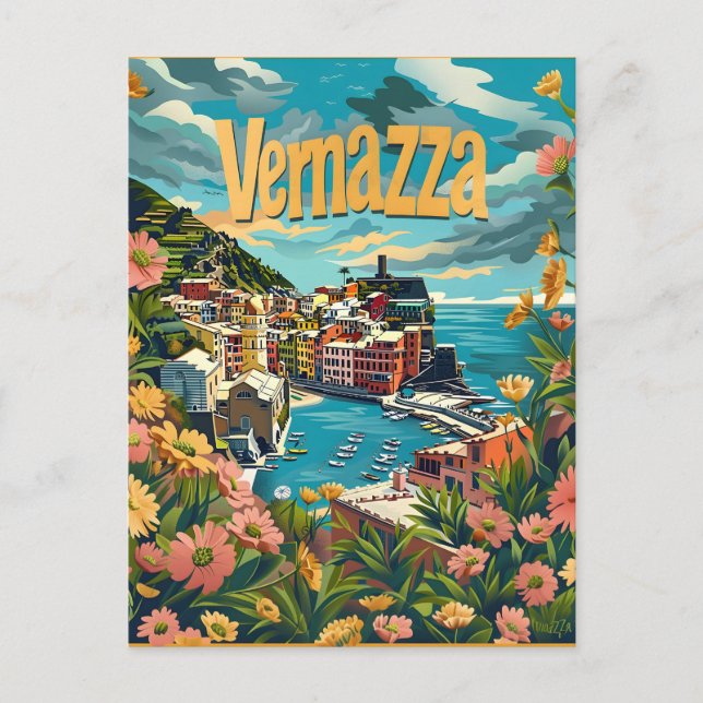 Carte Postale Vernazza Cinque Terre Italie (Devant)