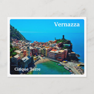 Carte Postale VERNAZZA - Cinque Terre - Ligurie - PANORAMA -