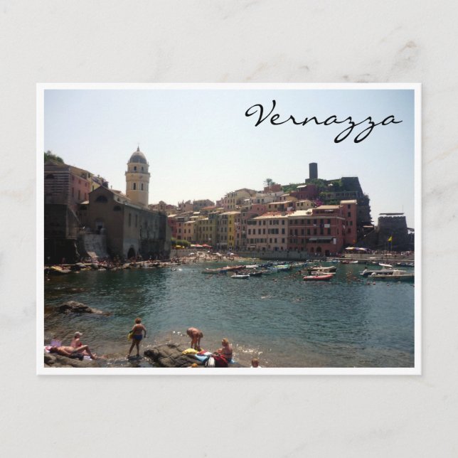 Carte Postale vernazza relax (Devant)