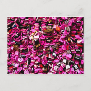 Carte Postale Verona : Verona : Verrouilles d'amour en forme de