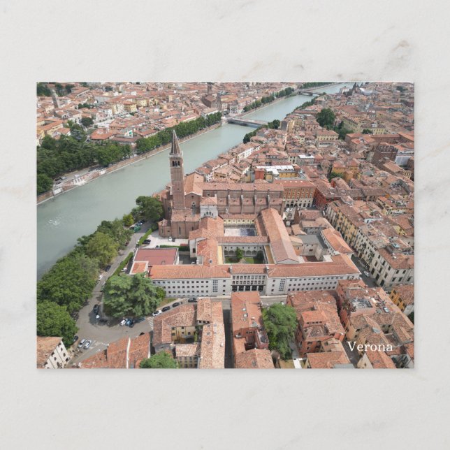 Carte Postale Vérone Italie (Devant)