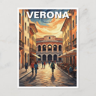 Carte Postale Vérone Italie Amphithéâtre Voyage