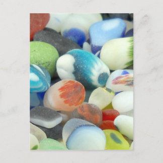 Carte Postale Verre de mer de père Noël Cruz