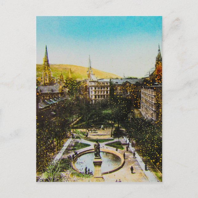 Carte Postale Verre Magique Lanterne Diapositive MONTRÉAL 1890 C (Devant)