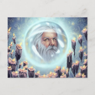 Carte Postale Verrouillé dans la boule de cristal