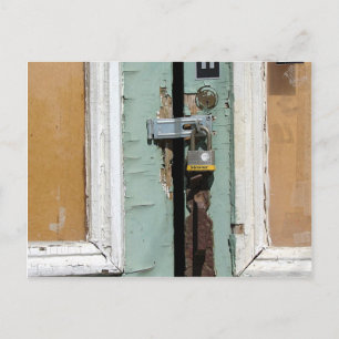Carte Postale Verrouillé et abandonné