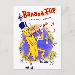 Carte Postale vers 1950 Banana Feuillet de musique couverture