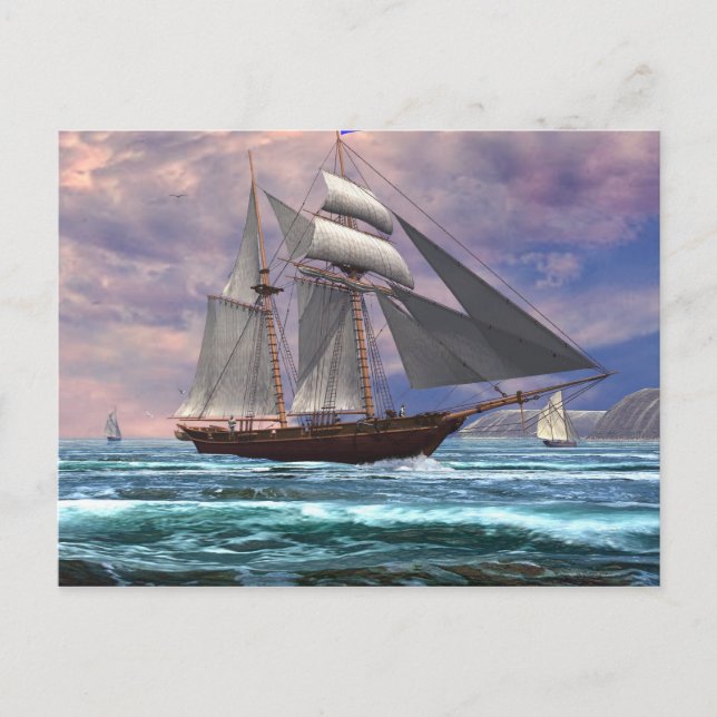 Carte Postale vers la maison (Devant)