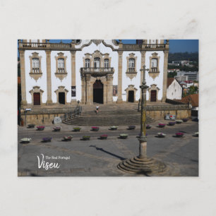 Carte Postale Vers l'église Viseu Portugal