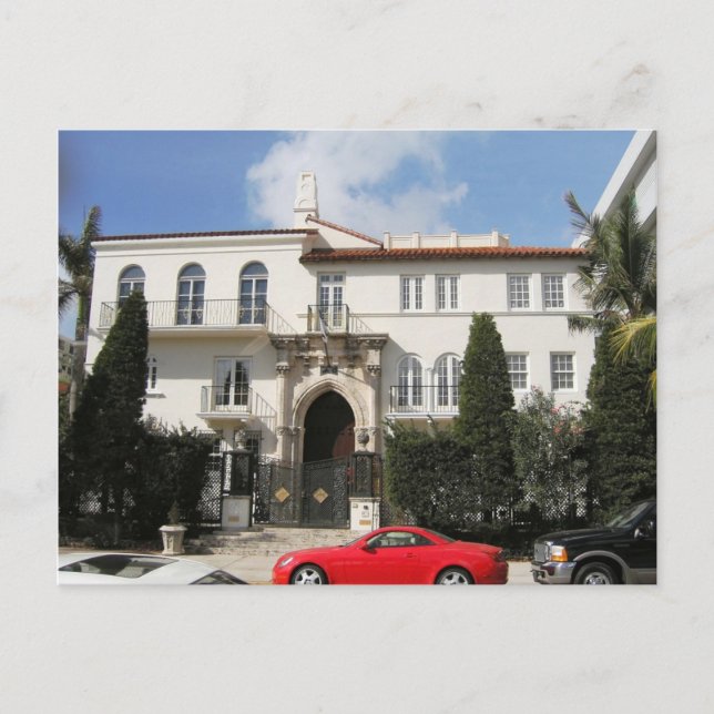 Carte Postale Versace Mansion (Devant)