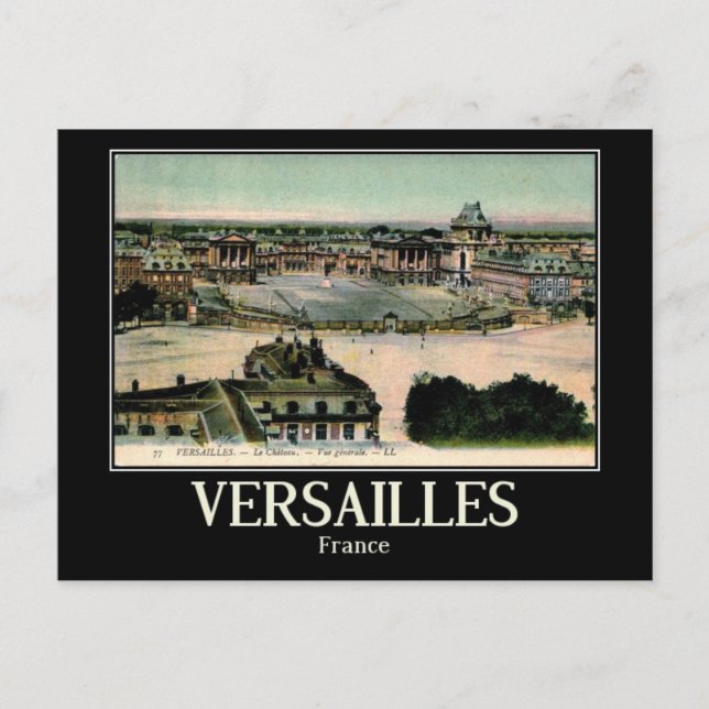 Carte Postale Versailles, France, Vintage (Devant)