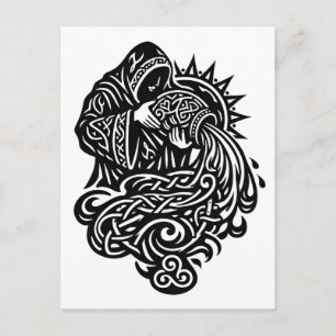 Carte Postale Verseau — Le Porteur d'Eau par BurnsInHell