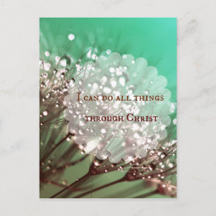 Carte Postale Verset biblique : Je peux faire tout par le Christ